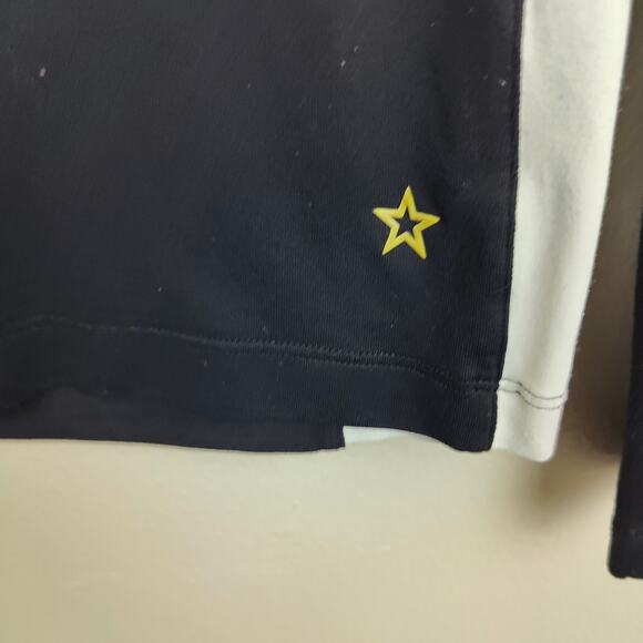 Lohla Sport‎ 1/2 Zip Sweater Womens XS Black White Colorblock Golf Top Stretch - Picture 4 of 7